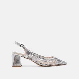Dolce Vita Blondi Heels Silver Mesh